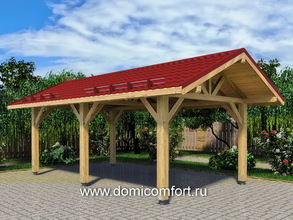 Открытый навес для машины 7х4