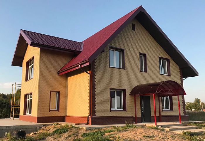 отделка сайдингом под кирпич